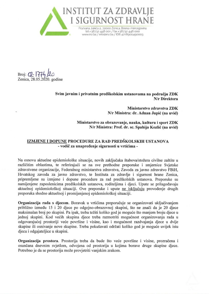Izmjene i dopune procedure za vrtice, str. 1-2