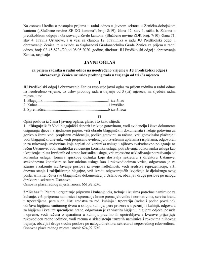 JU POO Ze- Oglas, 07.07.2020. godine_0001